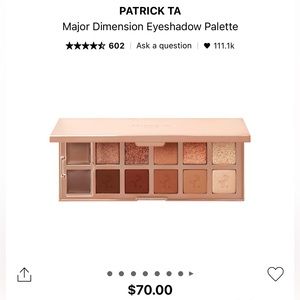 PATRICK TA Major Dimension Eyeshadow Palette
